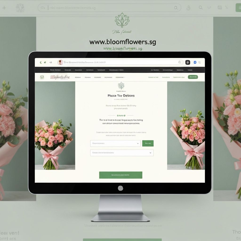 Florist Website website design