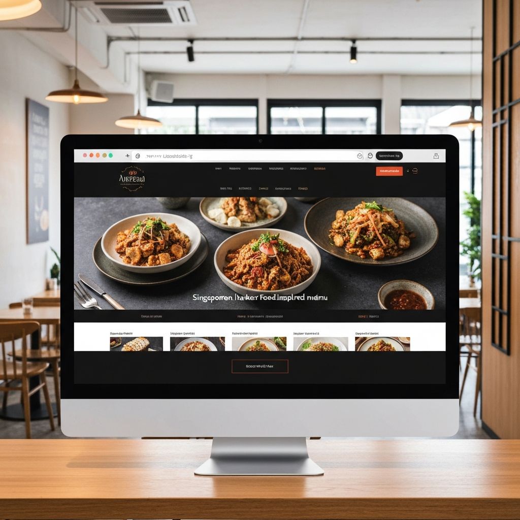 Restaurant Website website design
